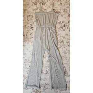 Spiritual Gangster Women's Sz. XS Light Grey Maxin Relaxin Jumpsuit